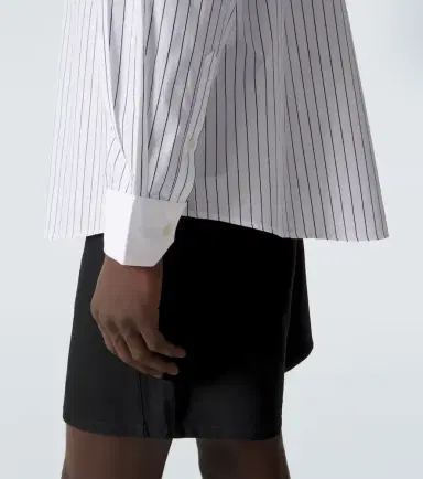 Bode Pinstripe cotton poplin shirt | Thumbnail 4 Bode Pinstripe cotton poplin shirt | Thumbnail 4