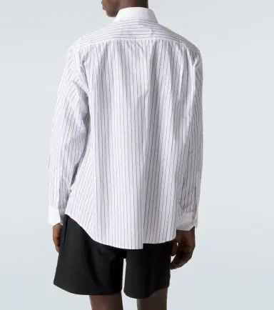 Bode Pinstripe cotton poplin shirt | Thumbnail 7 Bode Pinstripe cotton poplin shirt | Thumbnail 7