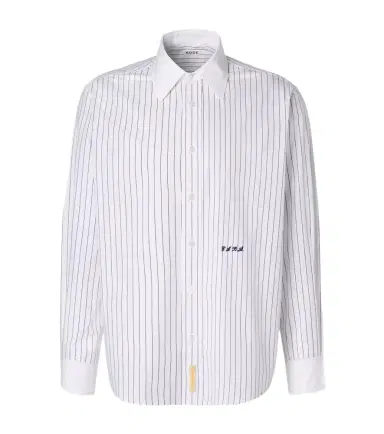 Bode Pinstripe cotton poplin shirt | Thumbnail 1 Bode Pinstripe cotton poplin shirt | Thumbnail 1