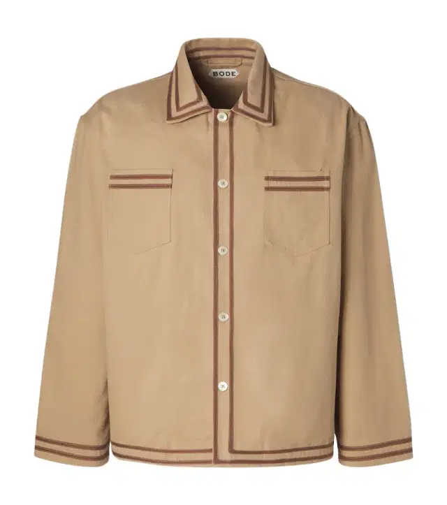 Cotton twill overshirt