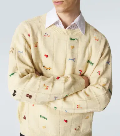 BODE Zoologist wool and alpaca sweater | Thumbnail 2