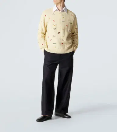 BODE Zoologist wool and alpaca sweater | Thumbnail 5