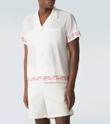 BODE Embroidered cotton poplin bowling shirt | Thumbnail 3 BODE Embroidered cotton poplin bowling shirt | Thumbnail 3