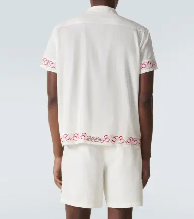 BODE Embroidered cotton poplin bowling shirt | Thumbnail 5 BODE Embroidered cotton poplin bowling shirt | Thumbnail 5
