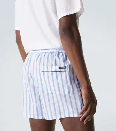 Dolce & Gabbana Striped cotton and silk poplin shorts | Thumbnail 5