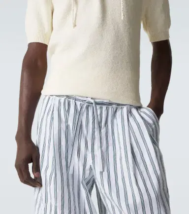 Dolce & Gabbana Striped poplin wide-leg pants | Thumbnail 4