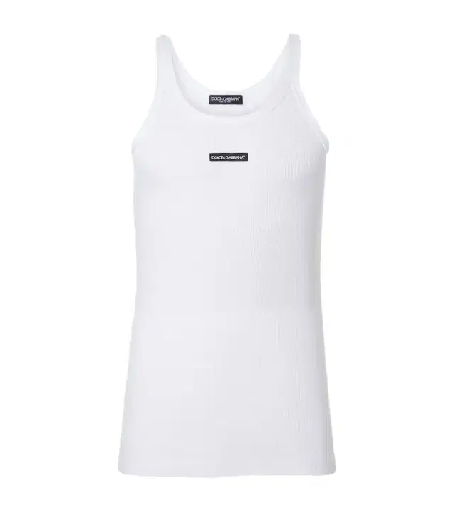 Dolce & Gabbana Ribbed-knit cotton tank top