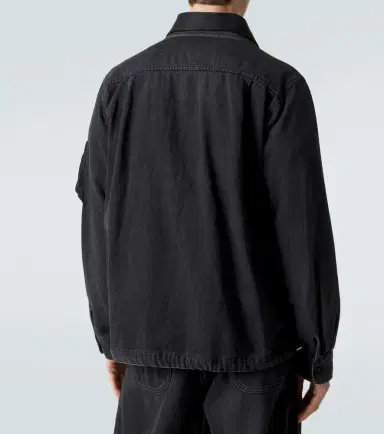 Sacai Twill-trimmed denim blouson jacket | Thumbnail 5