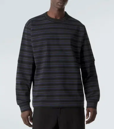 Sacai Striped cotton T-shirt | Thumbnail 5