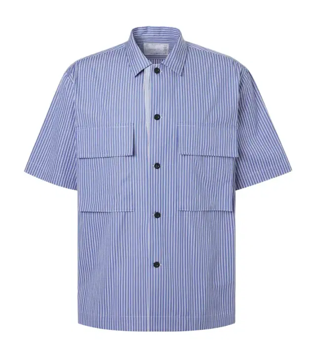 Sacai triped cotton poplin shirt