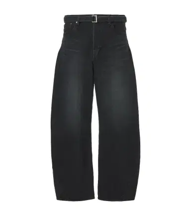 Sacai Belted barrel-leg jeans | Thumbnail 1 Sacai Belted barrel-leg jeans | Thumbnail 1