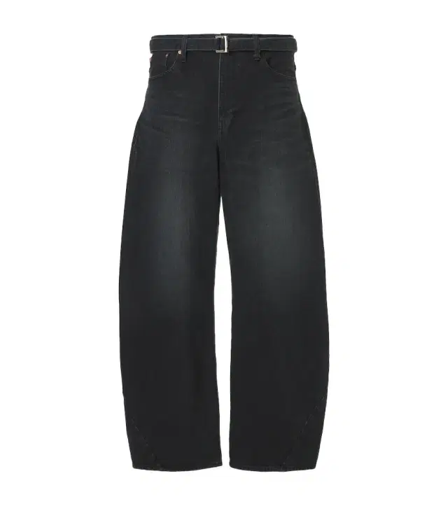 Sacai Belted barrel-leg jeans