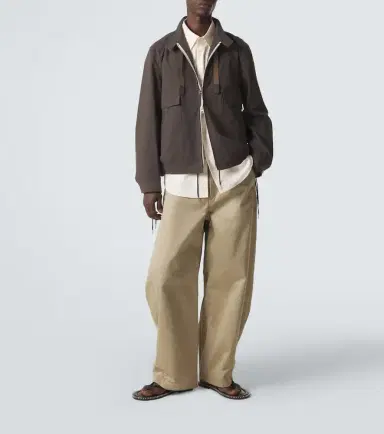 Sacai Cotton chino barrel-leg pants | Thumbnail 2
