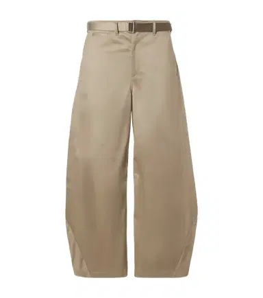 Sacai Cotton chino barrel-leg pants | Thumbnail 1