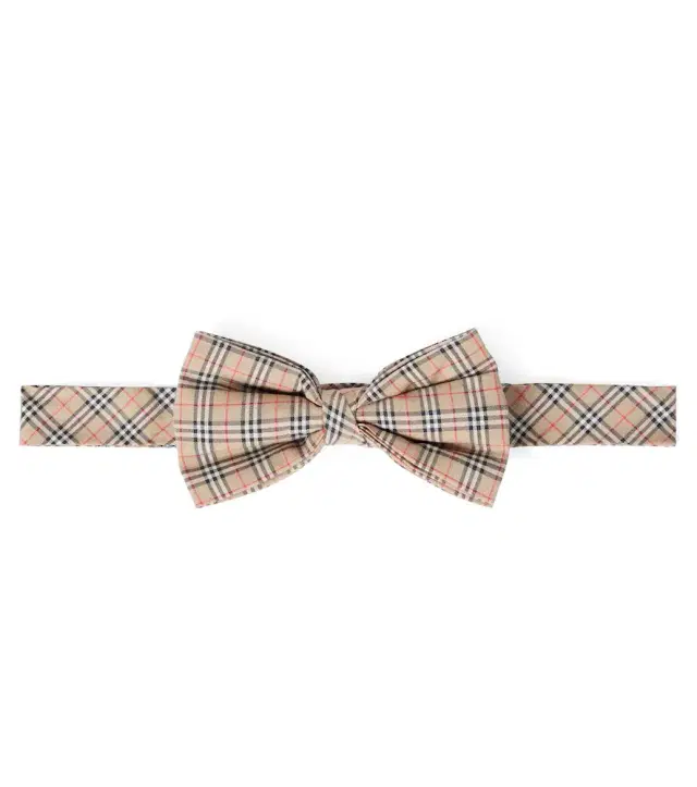 Burberry Kids Burberry Check cotton bow tie