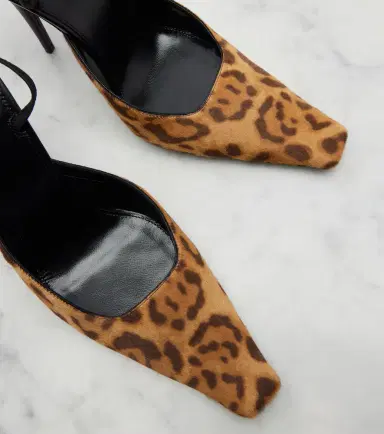 Saint Laurent Tuileries calf hair slingback pumps | Thumbnail 2 Saint Laurent Tuileries calf hair slingback pumps | Thumbnail 2