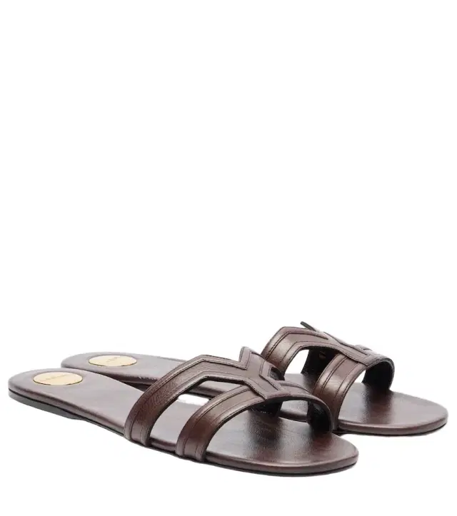 Saint Laurent Mabrouka leather sandals
