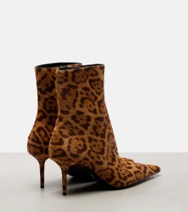 Saint Laurent Ashley 75 calf hair ankle boots | Thumbnail 2 Saint Laurent Ashley 75 calf hair ankle boots | Thumbnail 2