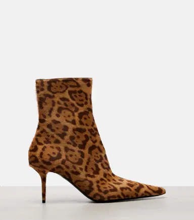 Saint Laurent Ashley 75 calf hair ankle boots | Thumbnail 3 Saint Laurent Ashley 75 calf hair ankle boots | Thumbnail 3