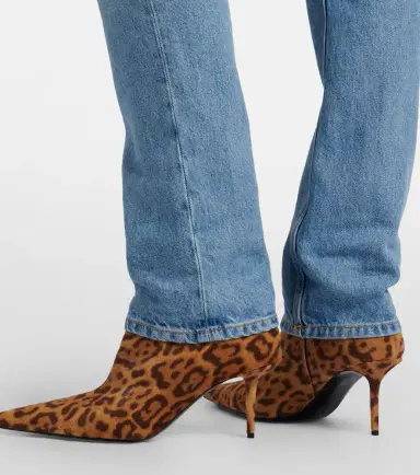 Saint Laurent Ashley 75 calf hair ankle boots | Thumbnail 5 Saint Laurent Ashley 75 calf hair ankle boots | Thumbnail 5