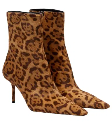 Saint Laurent Ashley 75 calf hair ankle boots | Thumbnail 1 Saint Laurent Ashley 75 calf hair ankle boots | Thumbnail 1