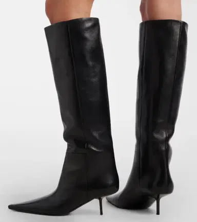 Saint Laurent Victoire 55 leather knee-high boots | Thumbnail 6 Saint Laurent Victoire 55 leather knee-high boots | Thumbnail 6