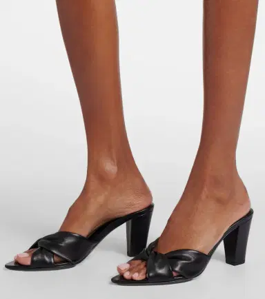 Saint Laurent Franciane 25 leather mules | Thumbnail 6 Saint Laurent Franciane 25 leather mules | Thumbnail 6