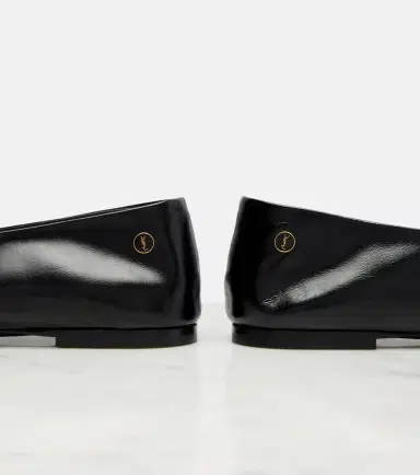 Saint Laurent Sao leather ballet flats | Thumbnail 3 Saint Laurent Sao leather ballet flats | Thumbnail 3