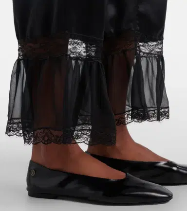 Saint Laurent Sao leather ballet flats | Thumbnail 5 Saint Laurent Sao leather ballet flats | Thumbnail 5