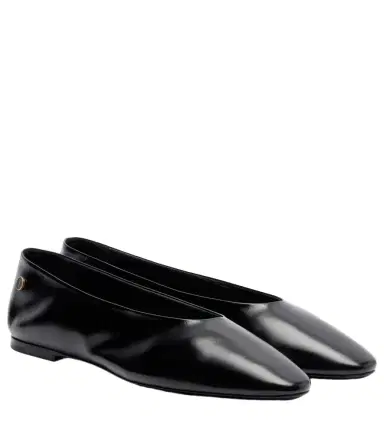 Saint Laurent Sao leather ballet flats | Thumbnail 1 Saint Laurent Sao leather ballet flats | Thumbnail 1