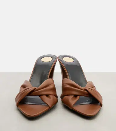 Saint Laurent Franciane 75 leather mules | Thumbnail 2