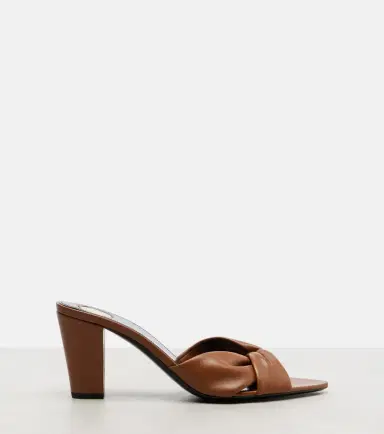 Saint Laurent Franciane 75 leather mules | Thumbnail 3