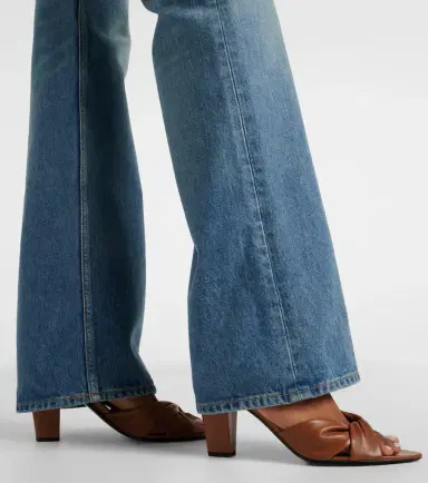 Saint Laurent Franciane 75 leather mules | Thumbnail 5