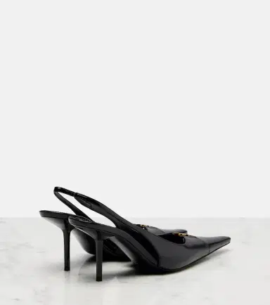 Saint Laurent Babylone Breteuil 75 slingback pumps | Thumbnail 3 Saint Laurent Babylone Breteuil 75 slingback pumps | Thumbnail 3