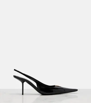 Saint Laurent Babylone Breteuil 75 slingback pumps | Thumbnail 4 Saint Laurent Babylone Breteuil 75 slingback pumps | Thumbnail 4