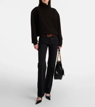Saint Laurent Babylone Breteuil 75 slingback pumps | Thumbnail 6 Saint Laurent Babylone Breteuil 75 slingback pumps | Thumbnail 6