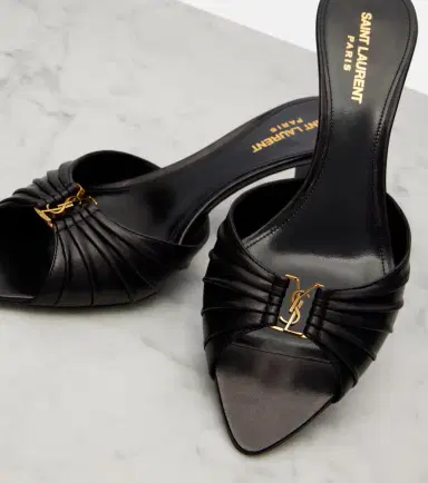 Saint Laurent Babylone 60 leather mules | Thumbnail 4 Saint Laurent Babylone 60 leather mules | Thumbnail 4
