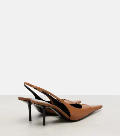 Saint Laurent Babylone Breteuil leather slingback pumps | Thumbnail 3 Saint Laurent Babylone Breteuil leather slingback pumps | Thumbnail 3