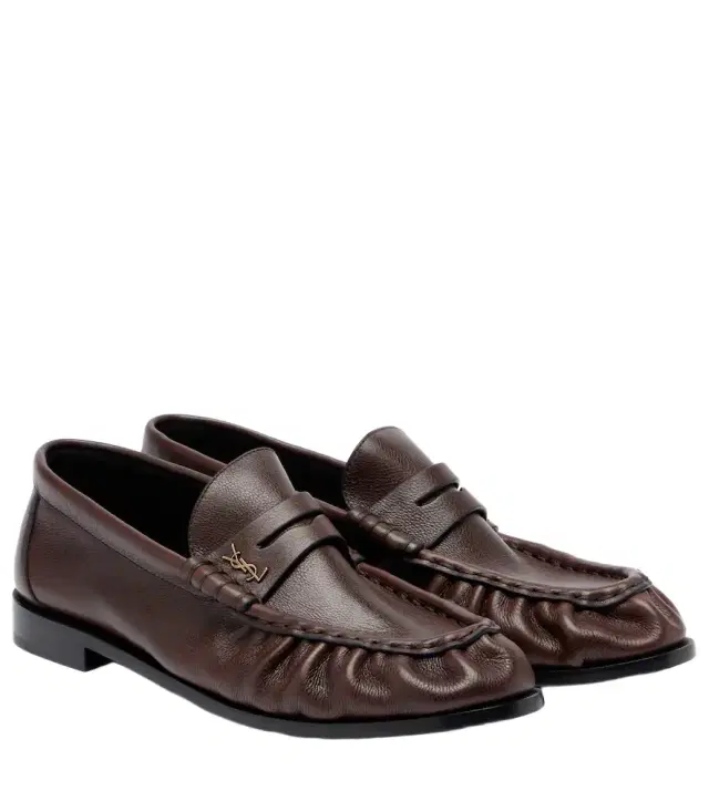 Saint Laurent Le Loafer leather penny loafers