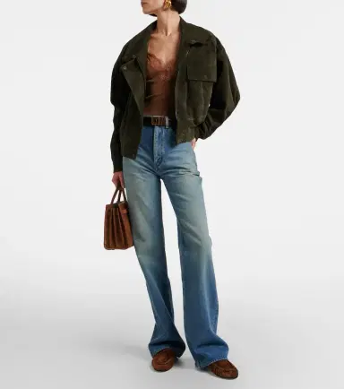 Saint Laurent Le Loafer suede mules | Thumbnail 6 Saint Laurent Le Loafer suede mules | Thumbnail 6