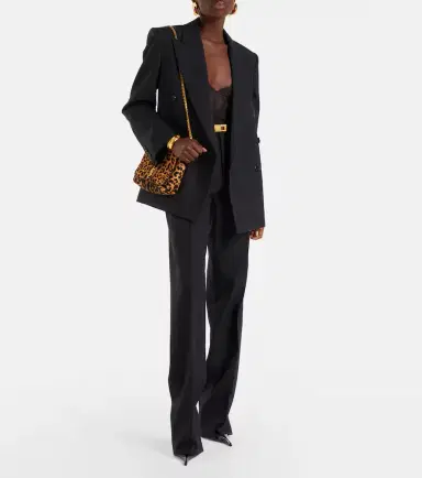 Saint Laurent Mid-rise wool straight pants | Thumbnail 3