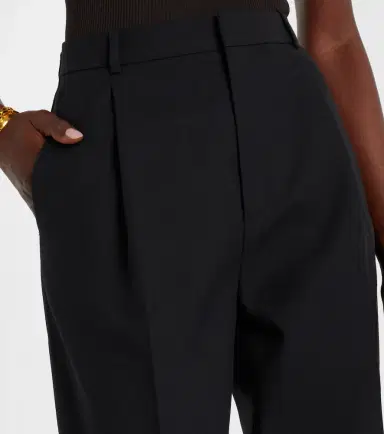 Saint Laurent Mid-rise wool straight pants | Thumbnail 4