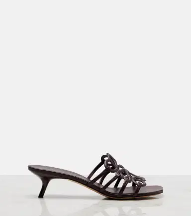 Loewe Petal Anagram 45 leather mules | Thumbnail 2