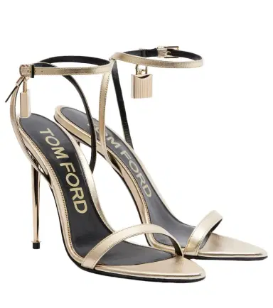 Tom Ford Metallic leather sandals | Thumbnail 1 Tom Ford Metallic leather sandals | Thumbnail 1