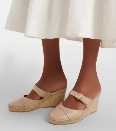 Malone Souliers Farah leather espadrille wedges | Thumbnail 5