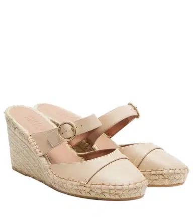 Malone Souliers Farah leather espadrille wedges | Thumbnail 1
