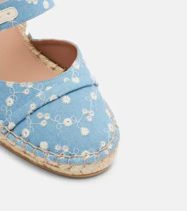 Malone Souliers Farah denim espadrille wedges | Thumbnail 2 Malone Souliers Farah denim espadrille wedges | Thumbnail 2