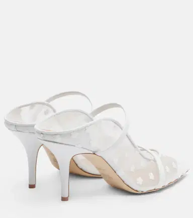 Malone Souliers Maureen 70 leather and mesh mules | Thumbnail 2 Malone Souliers Maureen 70 leather and mesh mules | Thumbnail 2