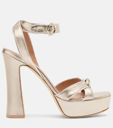 Malone Souliers Rudi 130 leather platform sandals | Thumbnail 3