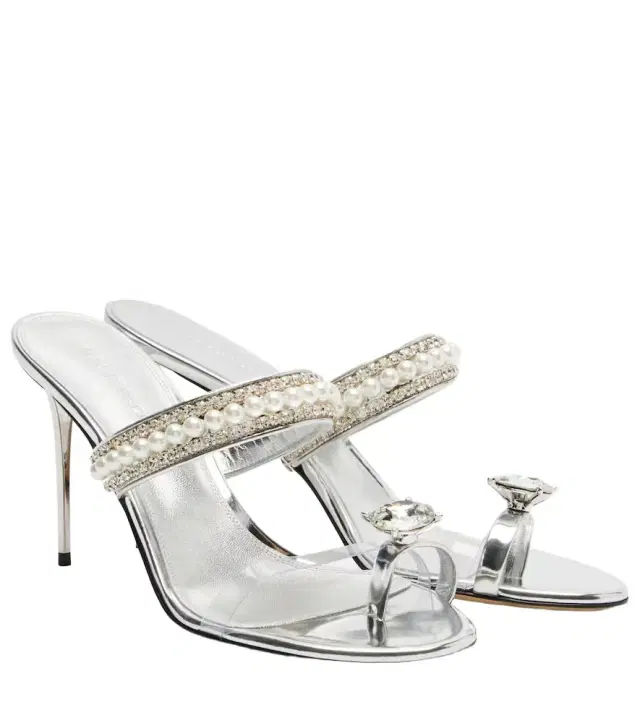 Diamond Of Elizabeth 95 leather mules
